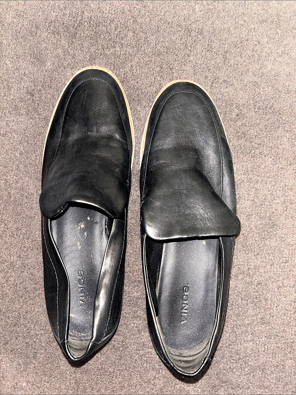 Vionic Black Platform Slip-On Shoes